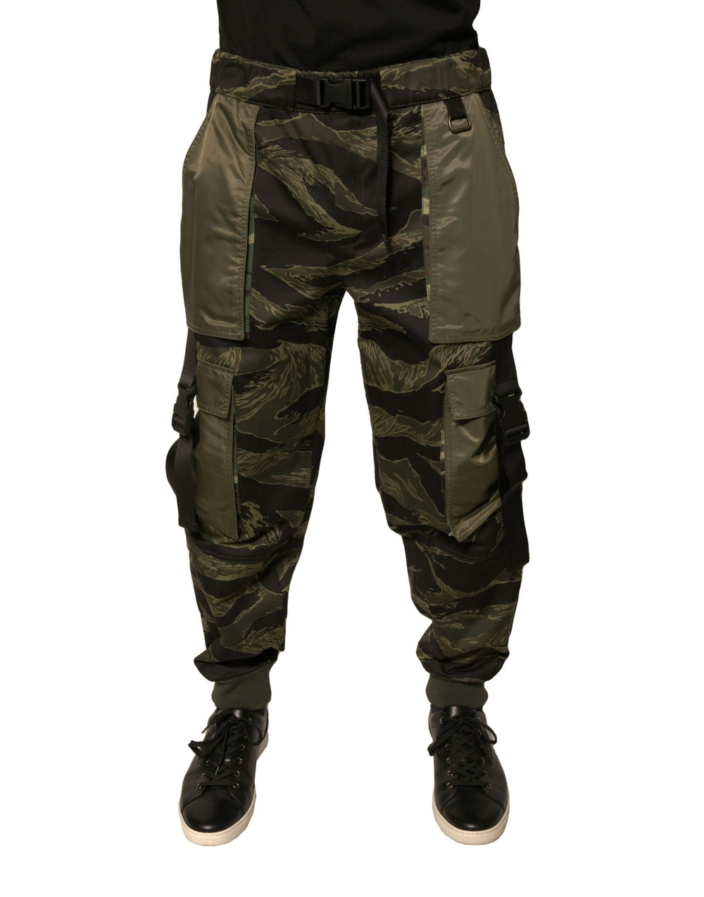 Men’s Dolce & Gabbana Green Cotton Jogger Cargo Pants
