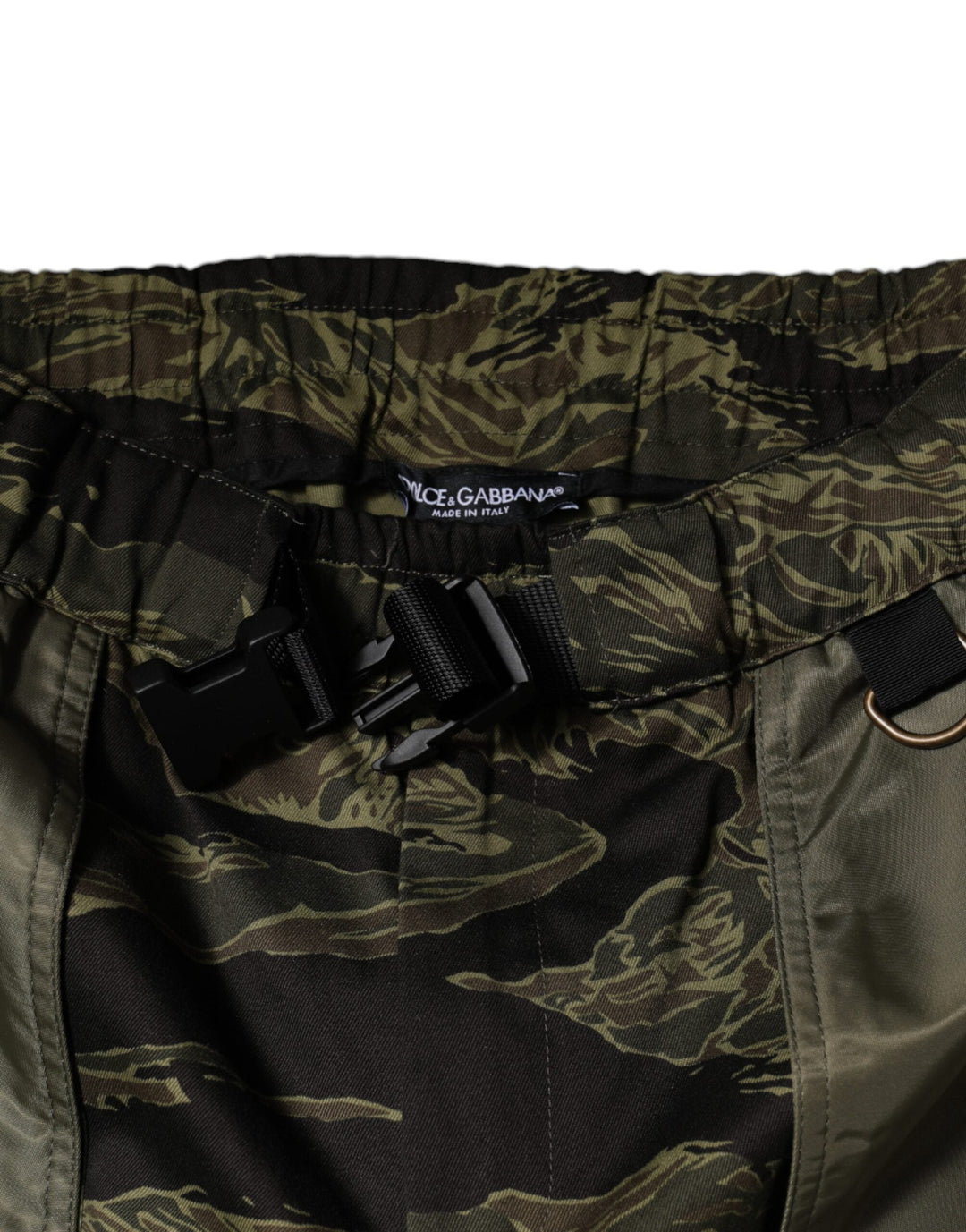 Men’s Dolce &amp; Gabbana Green Cotton Jogger Cargo Pants