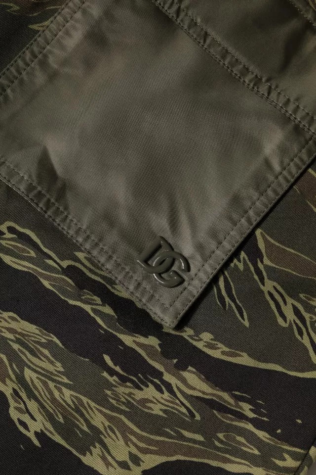 Men’s Dolce &amp; Gabbana Green Cotton Jogger Cargo Pants