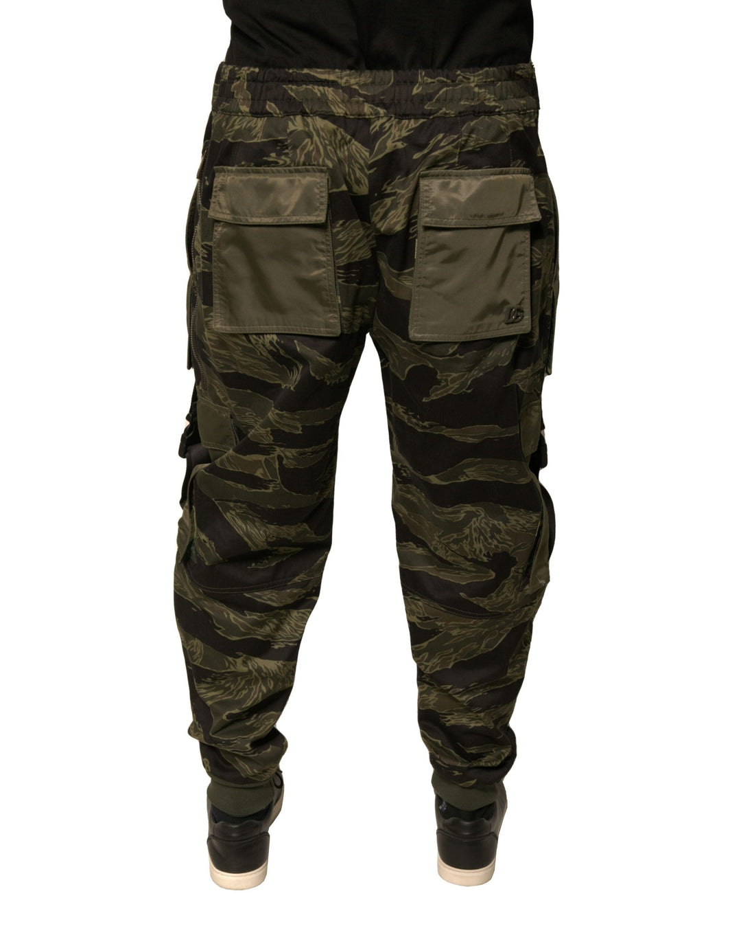 Men’s Dolce &amp; Gabbana Green Cotton Jogger Cargo Pants
