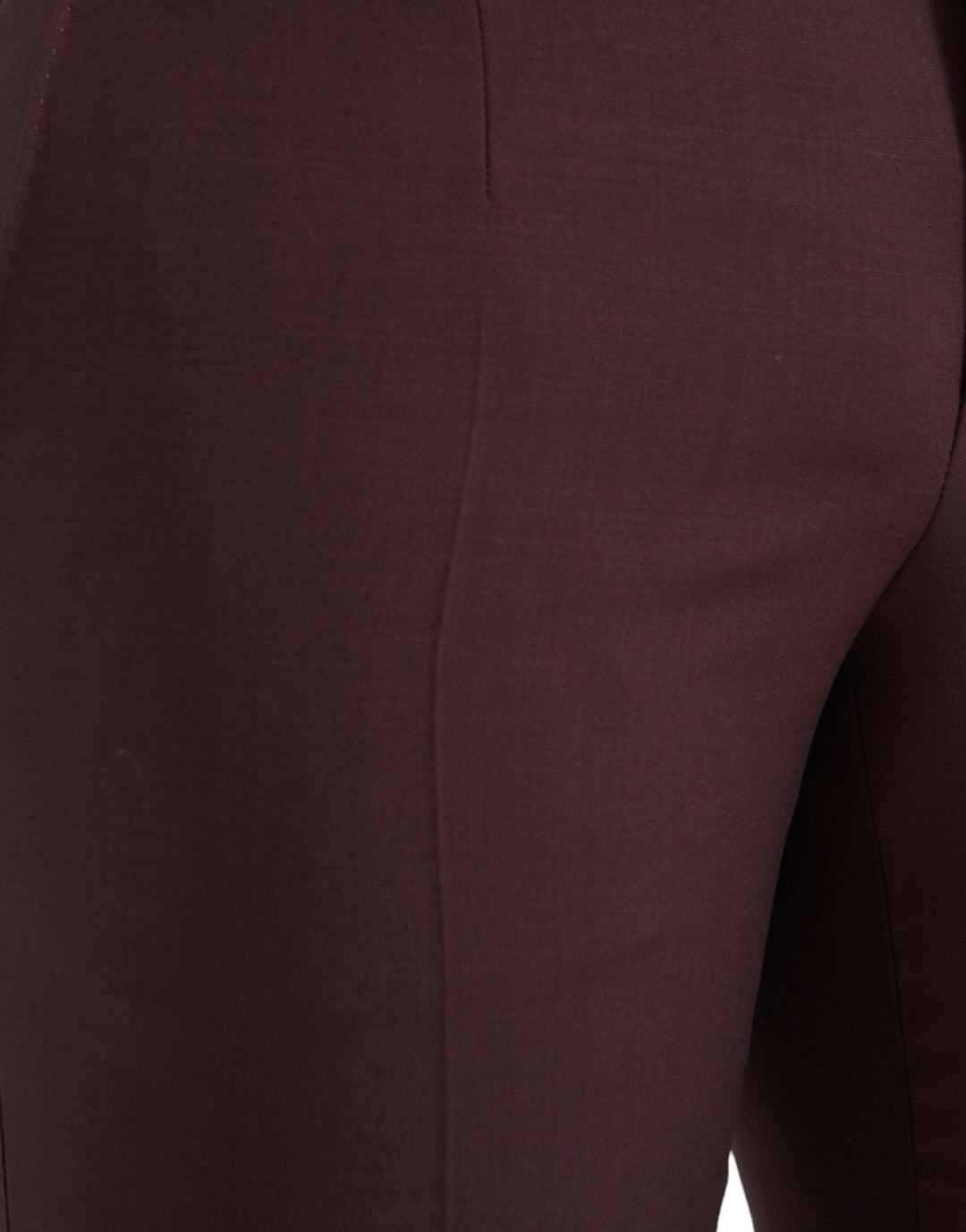 Men’s Dolce &amp; Gabbana Maroon Wool Men Slim Fit Dress Pants