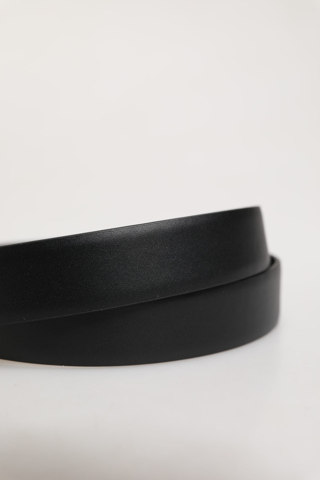 Dolce &amp; Gabbana Men Black Classic Leather Metal Buckle Belt