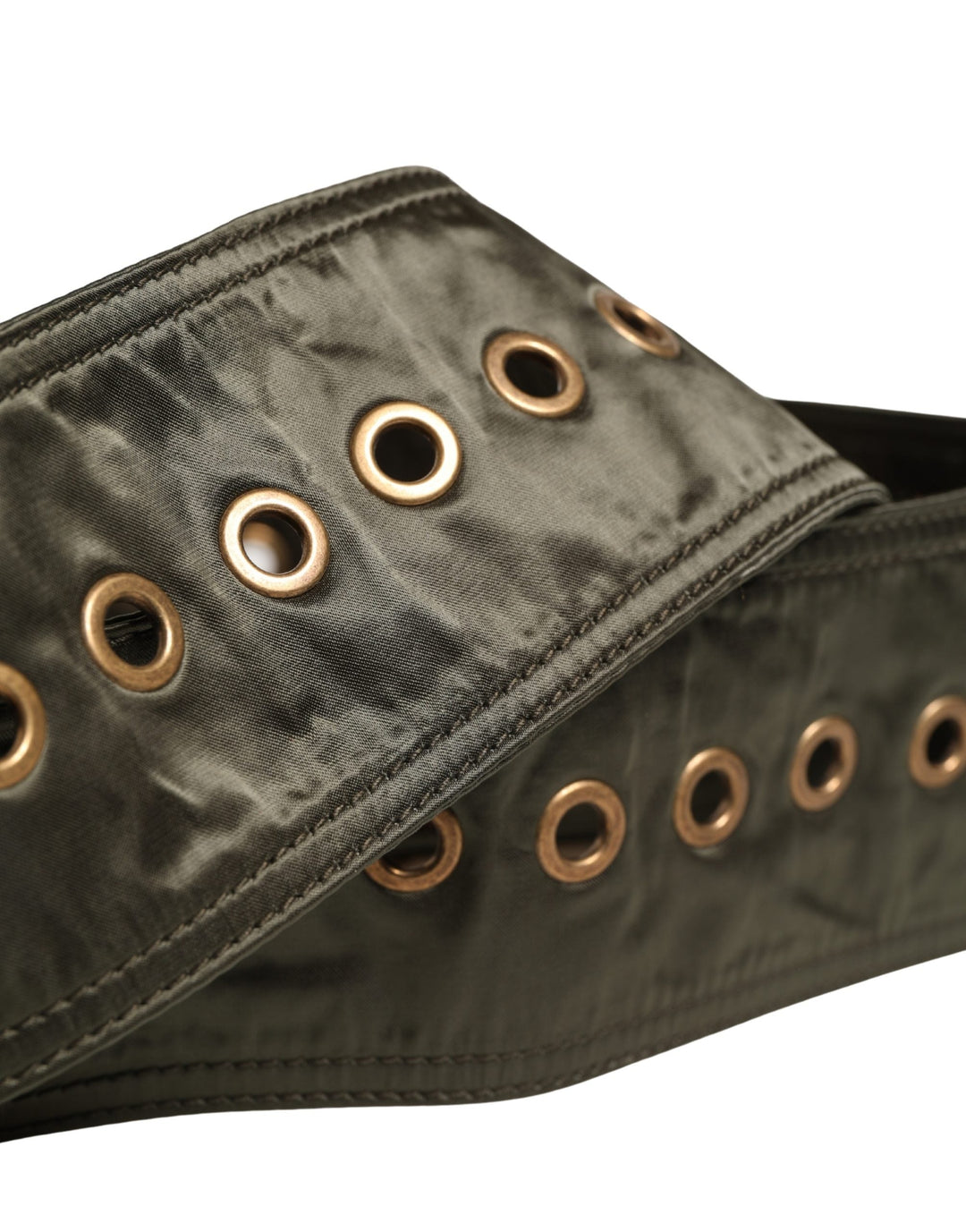 Dolce &amp; Gabbana Men Black Wide Leather Dg Metal Buckle Belt
