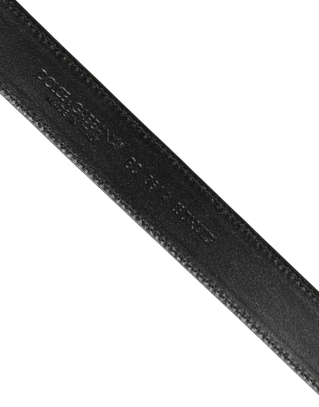 Dolce &amp; Gabbana Men Brown Classic Leather Metal Buckle Belt