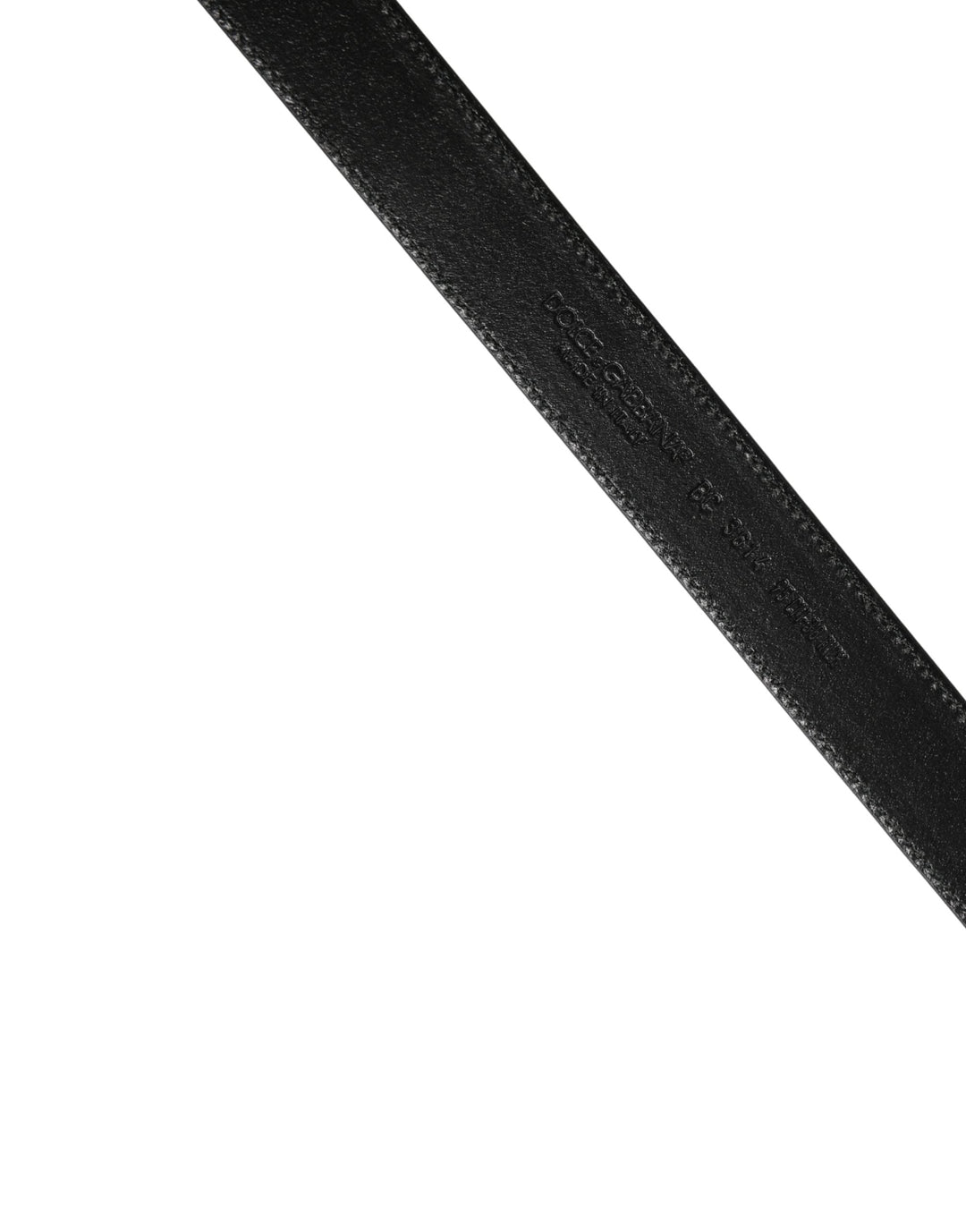 Dolce &amp; Gabbana Men Brown Classic Leather Metal Buckle Belt