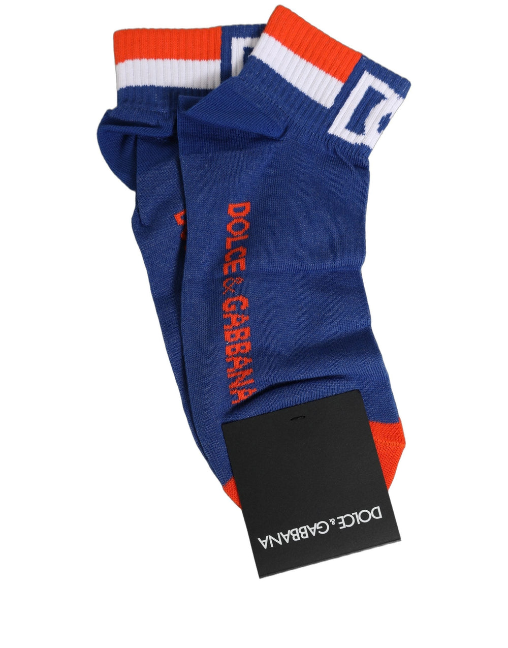 Dolce & Gabbana Men Multicolor Cotton Ankle Length Accessory Socks