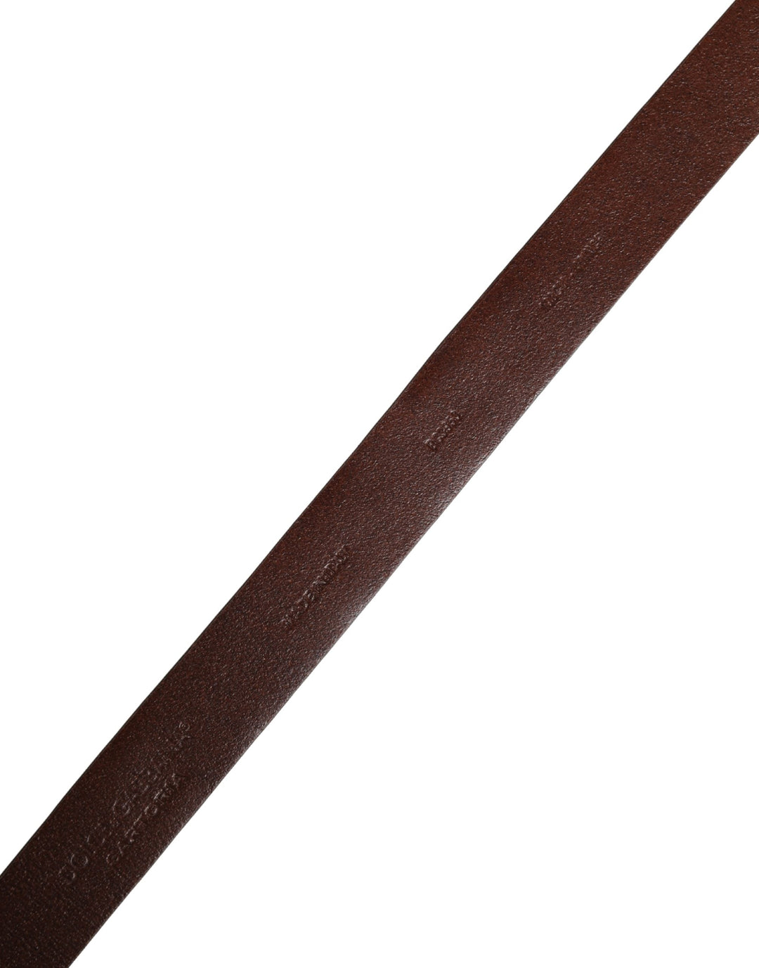 Dolce &amp; Gabbana Men Red Exotic Leather Metal Buckle Belt