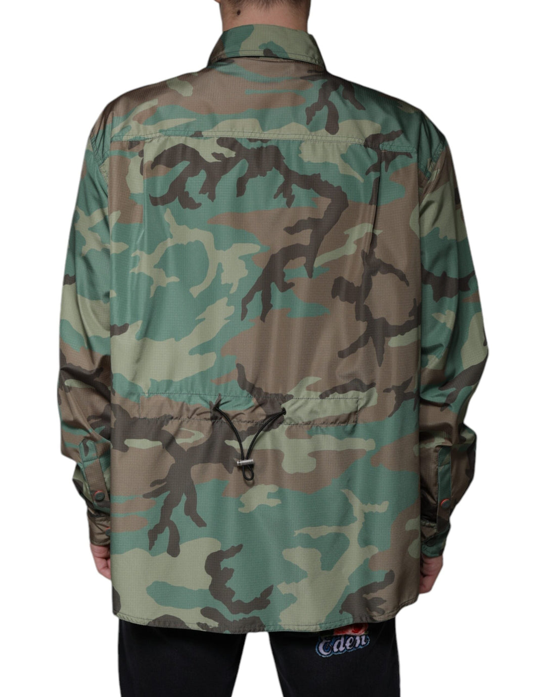 Dolce &amp; Gabbana Multicolor Camouflage Button Down Shirt