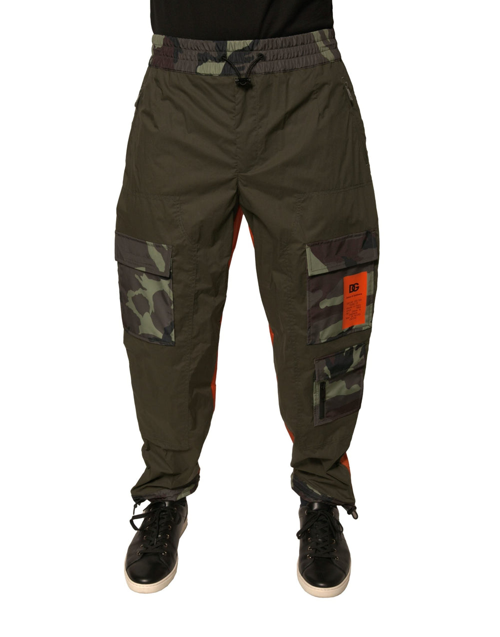 Men’s Dolce & Gabbana Multicolor Camouflage Jogger Cargo Pants