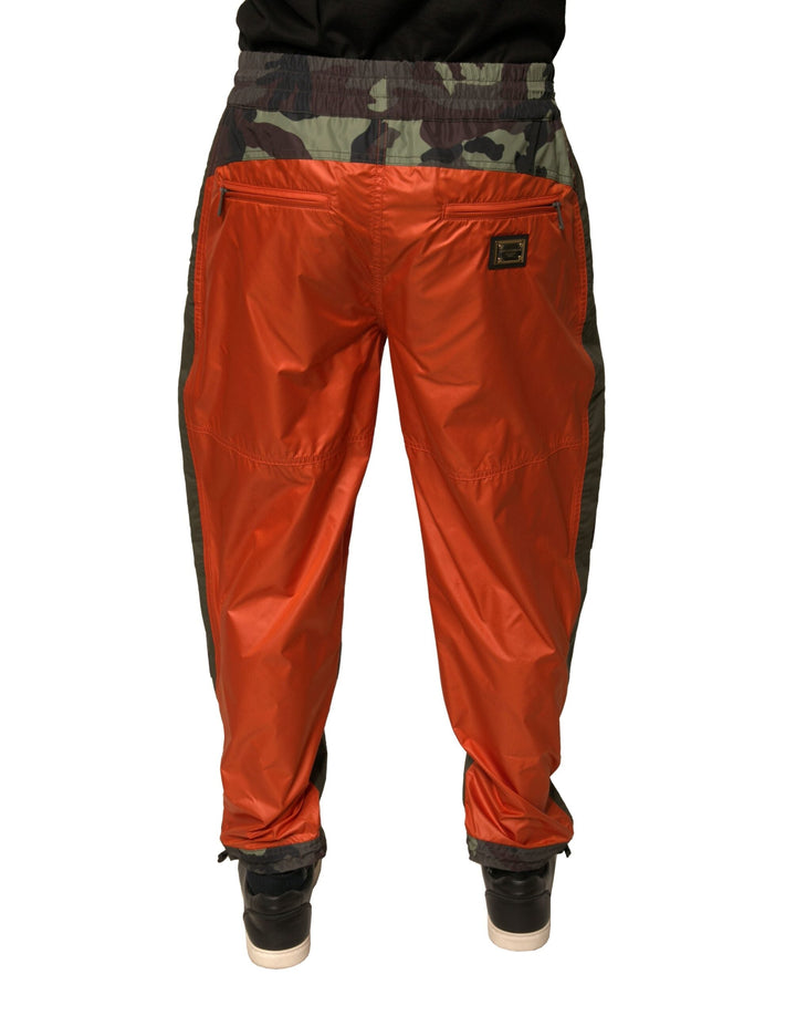 Men’s Dolce &amp; Gabbana Multicolor Camouflage Jogger Cargo Pants