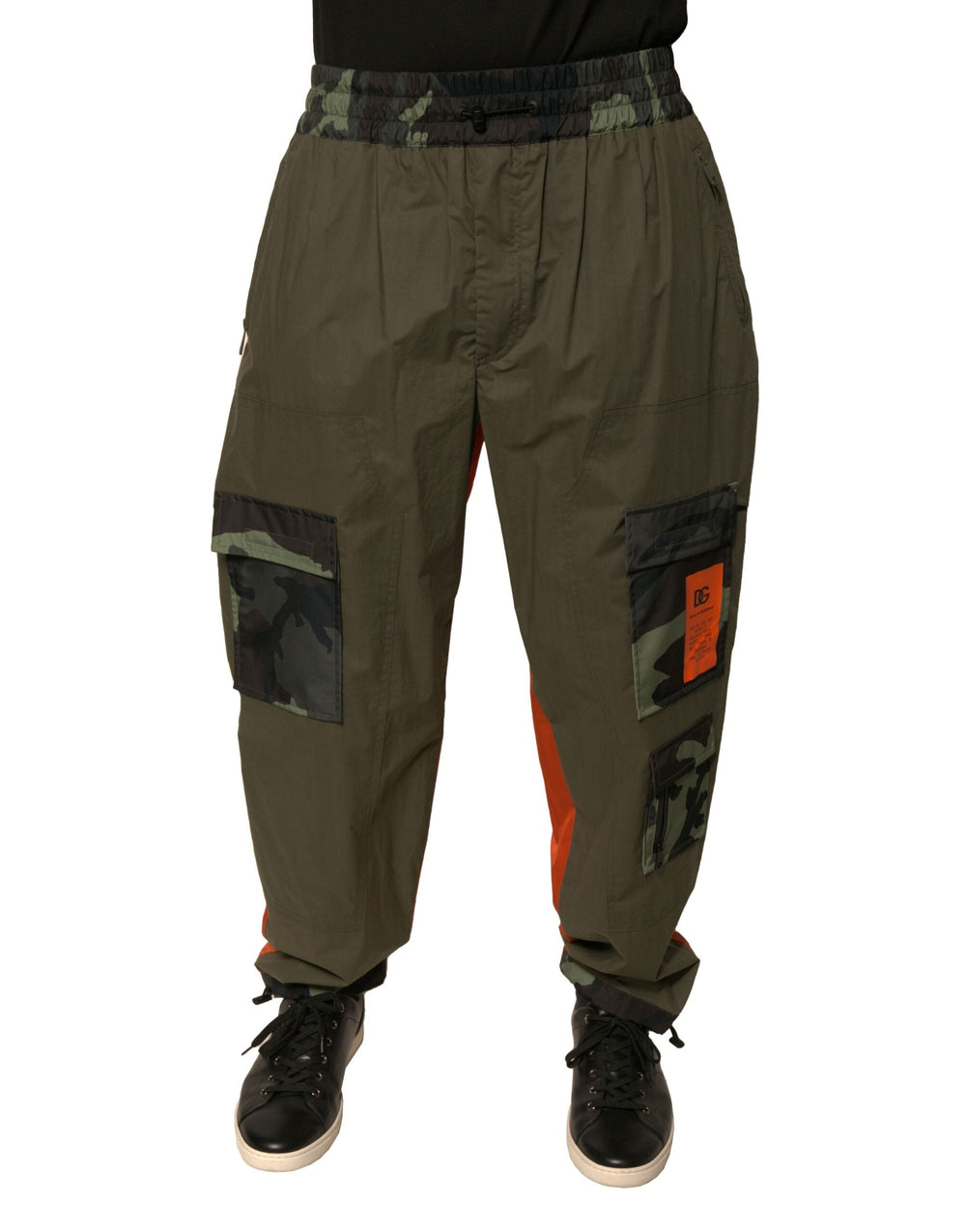 Men’s Dolce & Gabbana Multicolor Camouflage Jogger Cargo Pants