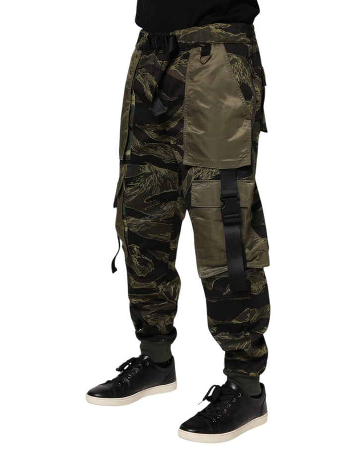 Men’s Dolce &amp; Gabbana Multicolor Cargo Camouflage Pants
