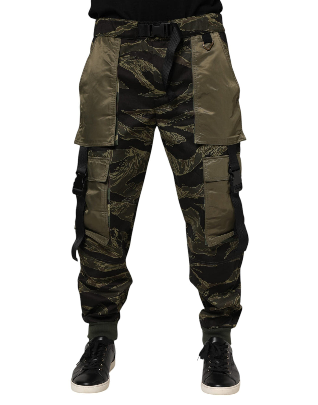 Men’s Dolce &amp; Gabbana Multicolor Cargo Camouflage Pants