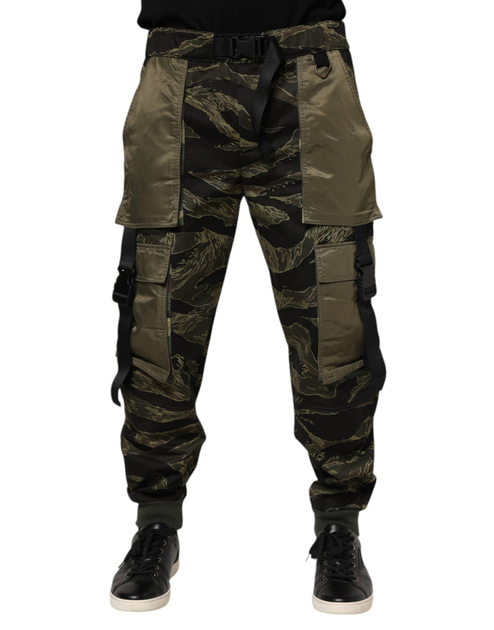 Men’s Dolce &amp; Gabbana Multicolor Cargo Camouflage Pants