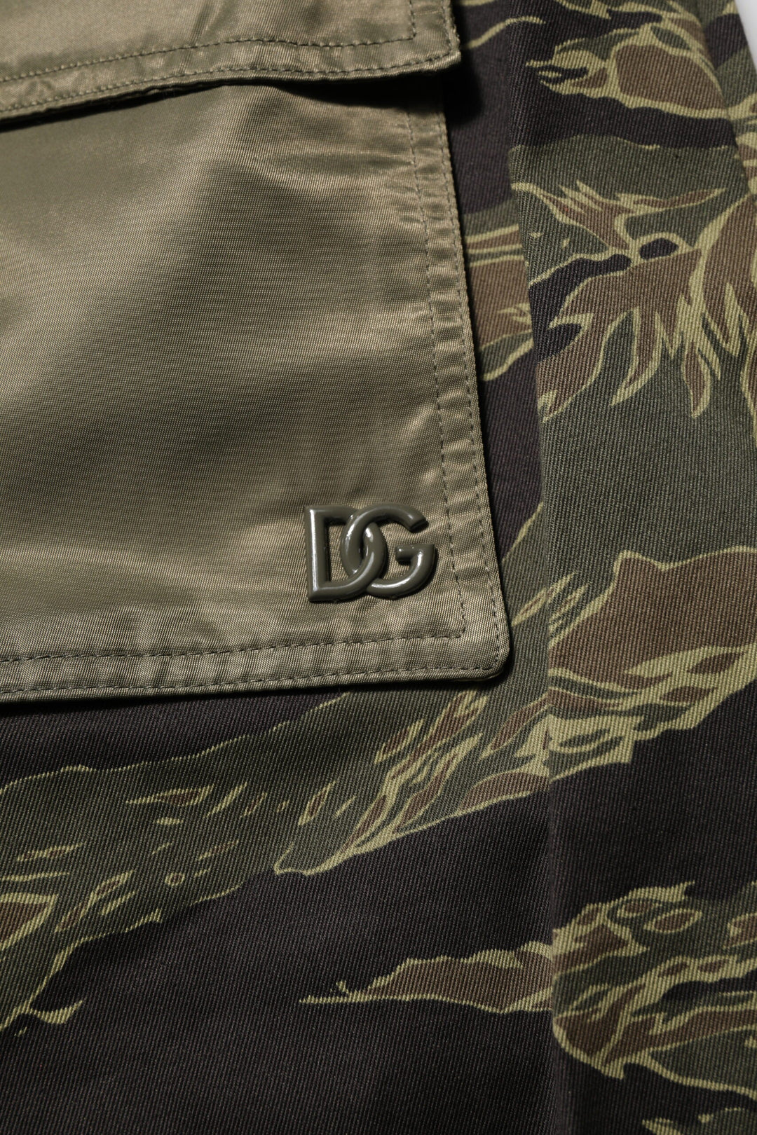 Men’s Dolce &amp; Gabbana Multicolor Cargo Camouflage Pants