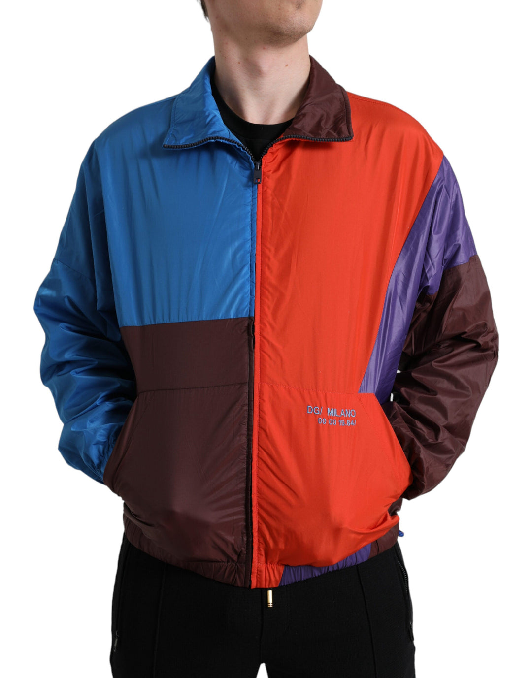 Men’s Dolce & Gabbana Multicolor Color Windbreaker Jacket