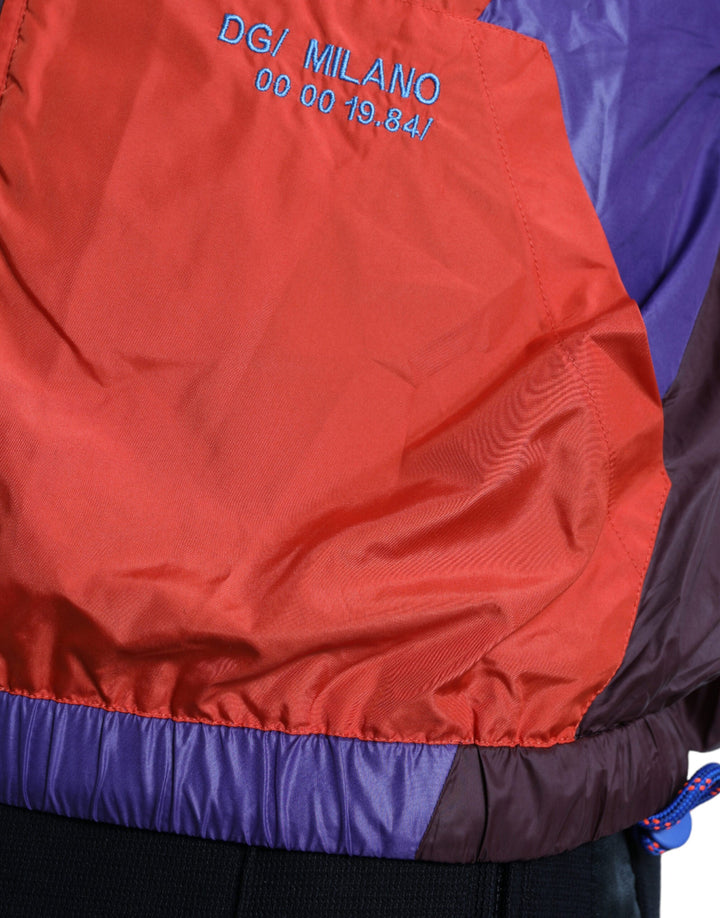 Men’s Dolce &amp; Gabbana Multicolor Color Windbreaker Jacket