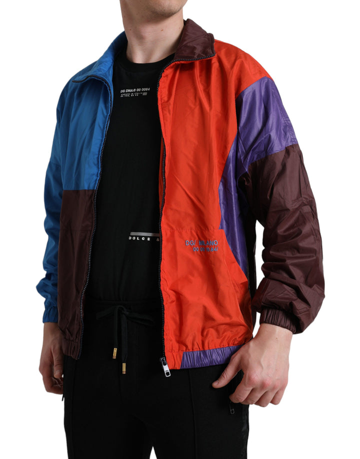 Men’s Dolce &amp; Gabbana Multicolor Color Windbreaker Jacket
