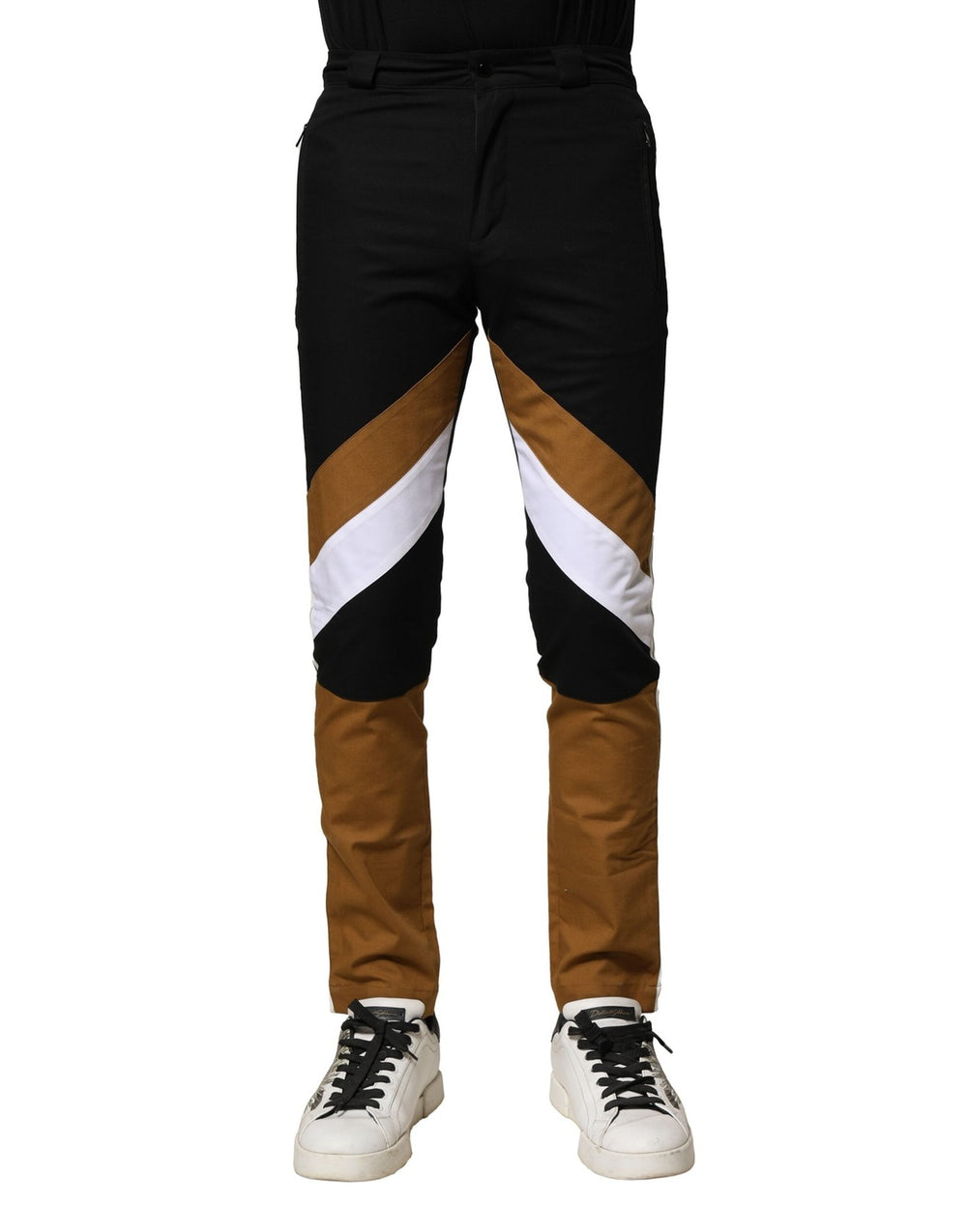 Men’s Dolce & Gabbana Multicolor Cotton Slim Fit Men Pants