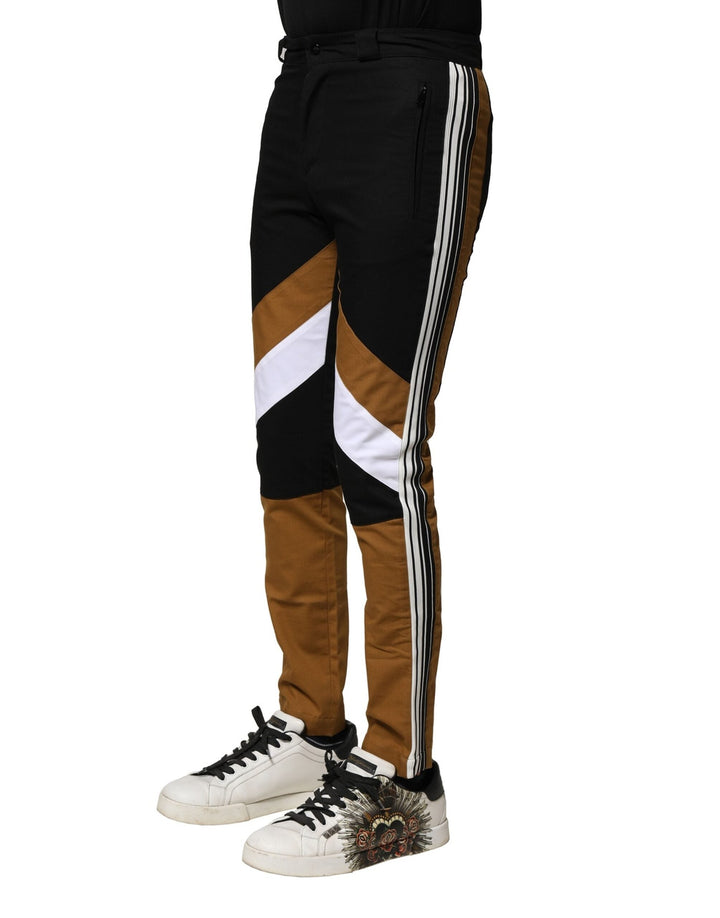 Men’s Dolce &amp; Gabbana Multicolor Cotton Slim Fit Men Pants