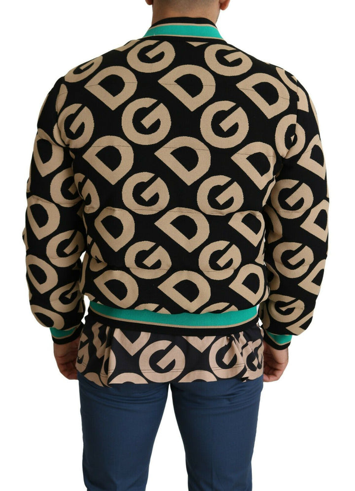 Men’s Dolce &amp; Gabbana Multicolor Dgmillennials Logo Print Jacket