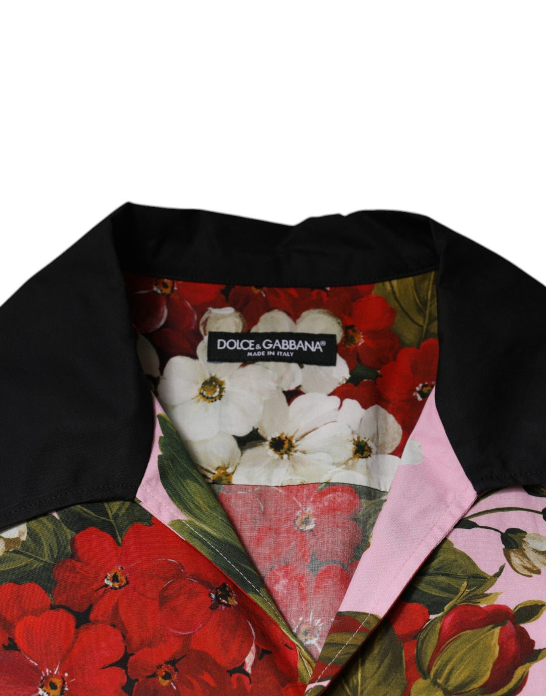 Dolce &amp; Gabbana Multicolor Floral Button Down Casual Shirt
