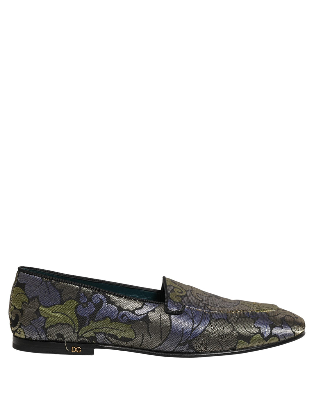 Men’s Dolce &amp; Gabbana Multicolor Floral Jacquard Men Loafers Shoes