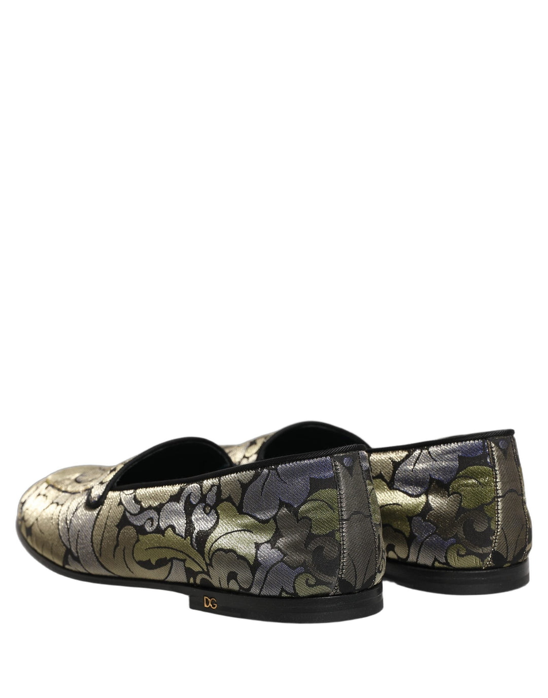 Men’s Dolce &amp; Gabbana Multicolor Floral Jacquard Men Loafers Shoes