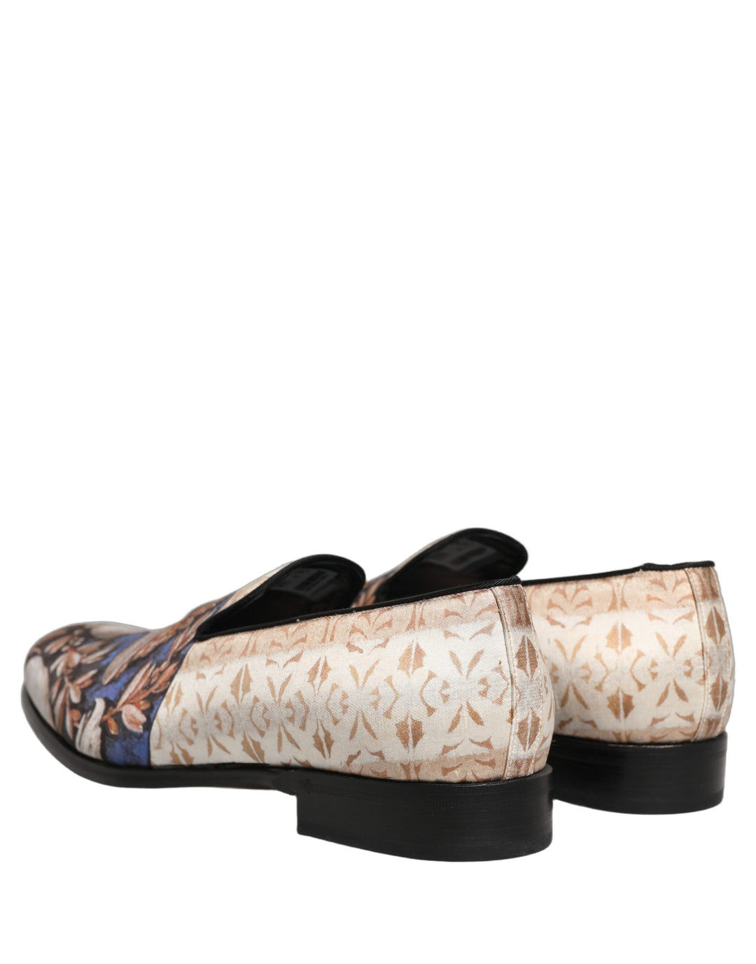 Men’s Dolce &amp; Gabbana Multicolor Fruit Print Velvet Loafers Shoes