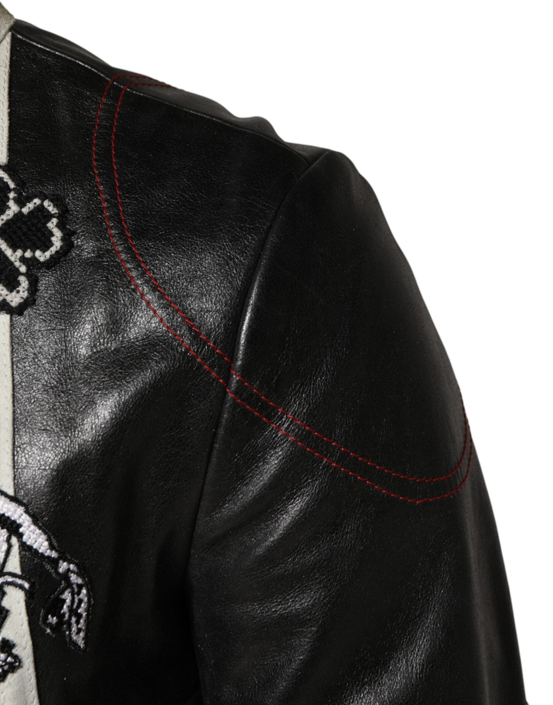 Men’s Dolce &amp; Gabbana Multicolor Guns N’ Roses Full Zip Men Biker Jacket