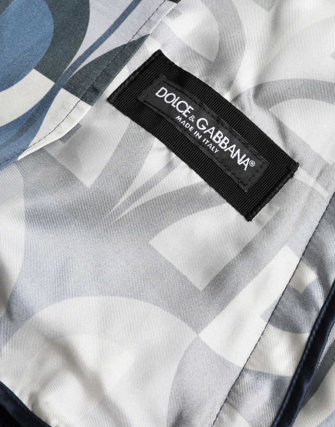 Men’s Dolce &amp; Gabbana Multicolor Logo Print Bomber Blouson Jacket