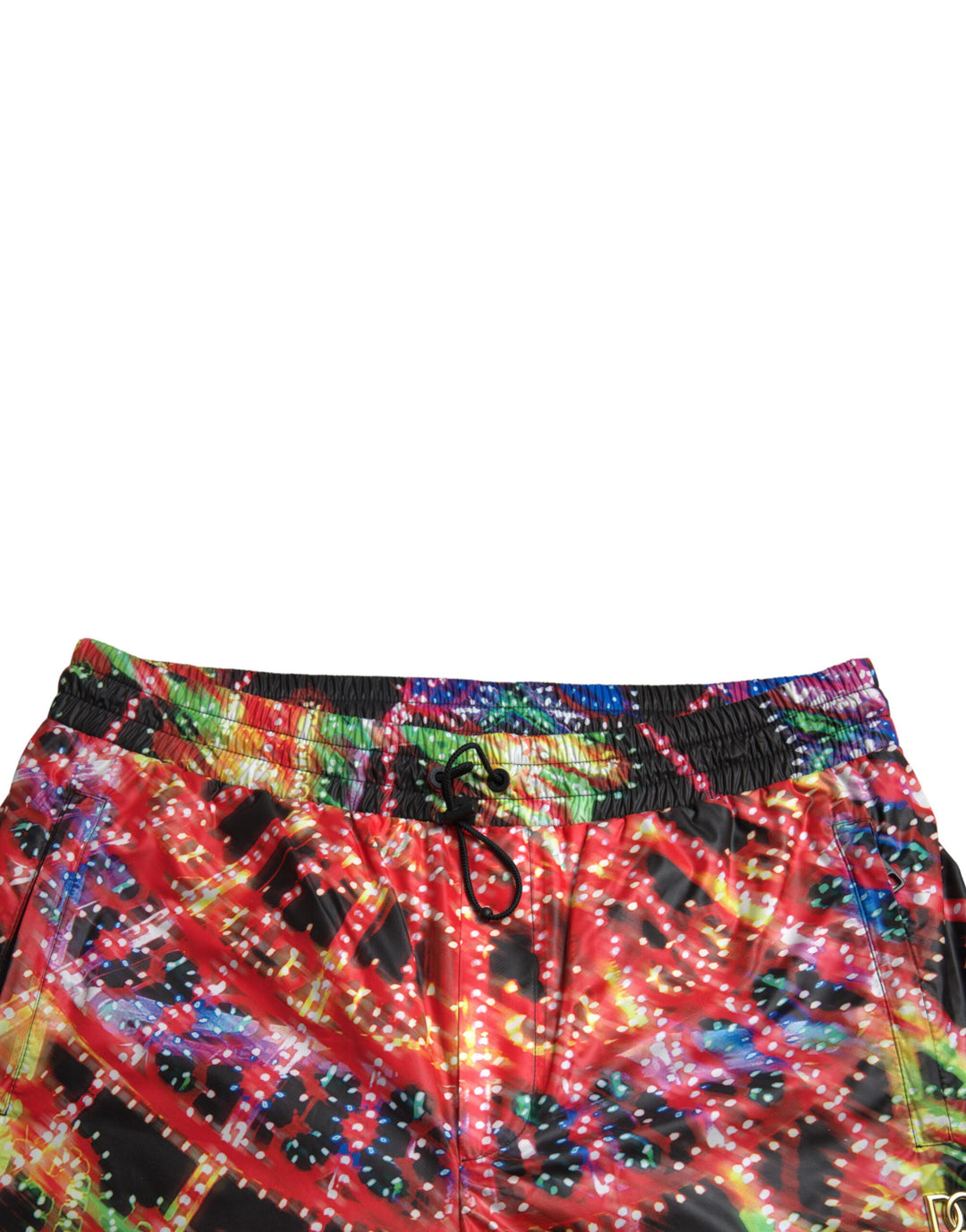 Men’s Dolce &amp; Gabbana Multicolor Luminarie Print Men Bermuda Shorts