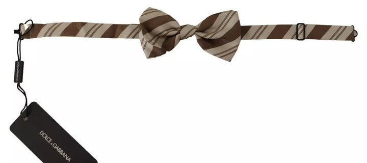 Men’s Dolce &amp; Gabbana Multicolor Patterned Adjustable Neck Bow Tie Men