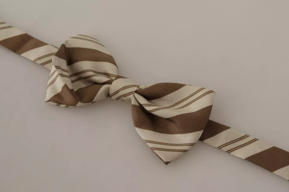Men’s Dolce &amp; Gabbana Multicolor Patterned Adjustable Neck Bow Tie Men