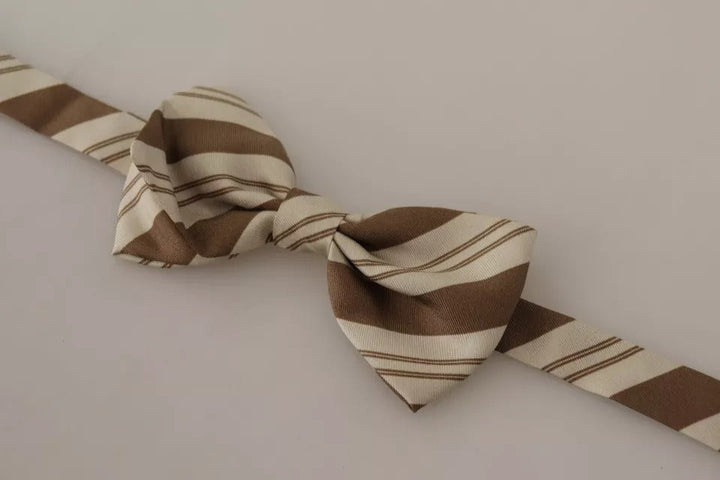 Men’s Dolce &amp; Gabbana Multicolor Patterned Adjustable Neck Bow Tie Men