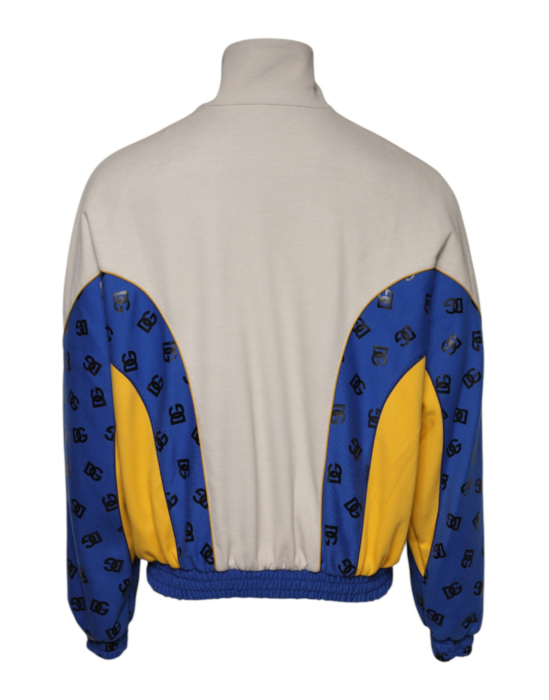 Men’s Dolce &amp; Gabbana Multicolor Polyester Full Zip Bomber Jacket
