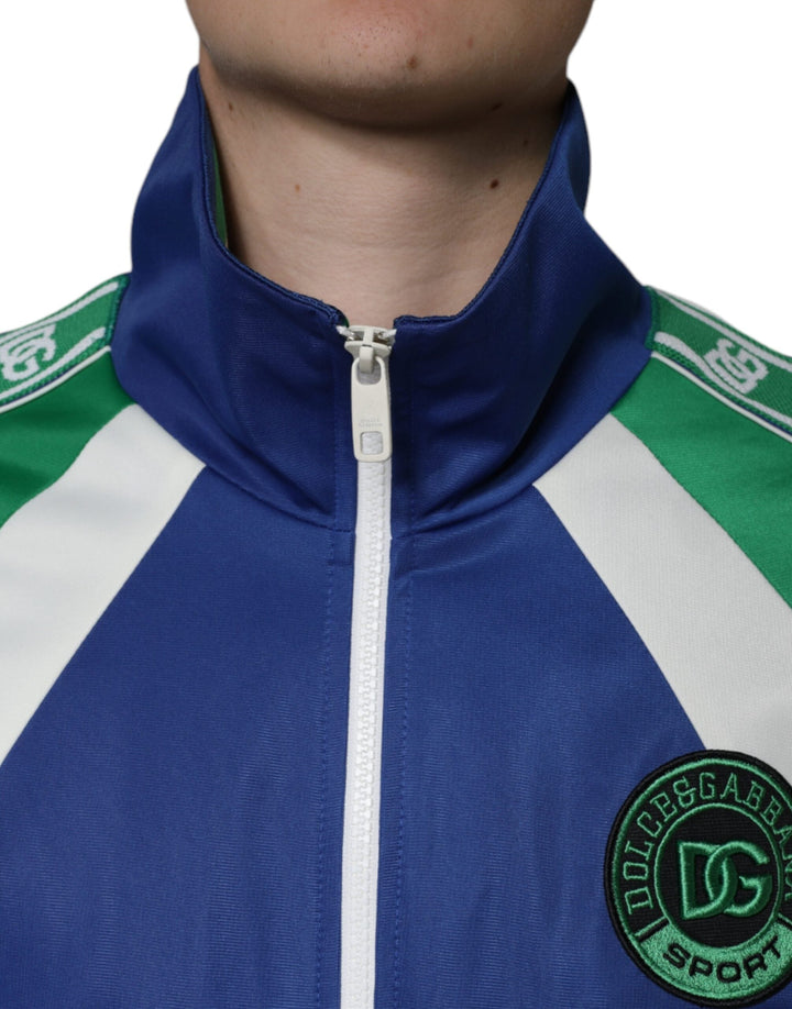 Men’s Dolce &amp; Gabbana Multicolor Polyester Full Zip Bomber Jacket