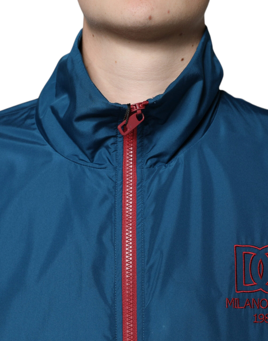 Men’s Dolce &amp; Gabbana Multicolor Polyester Full Zip Jacket