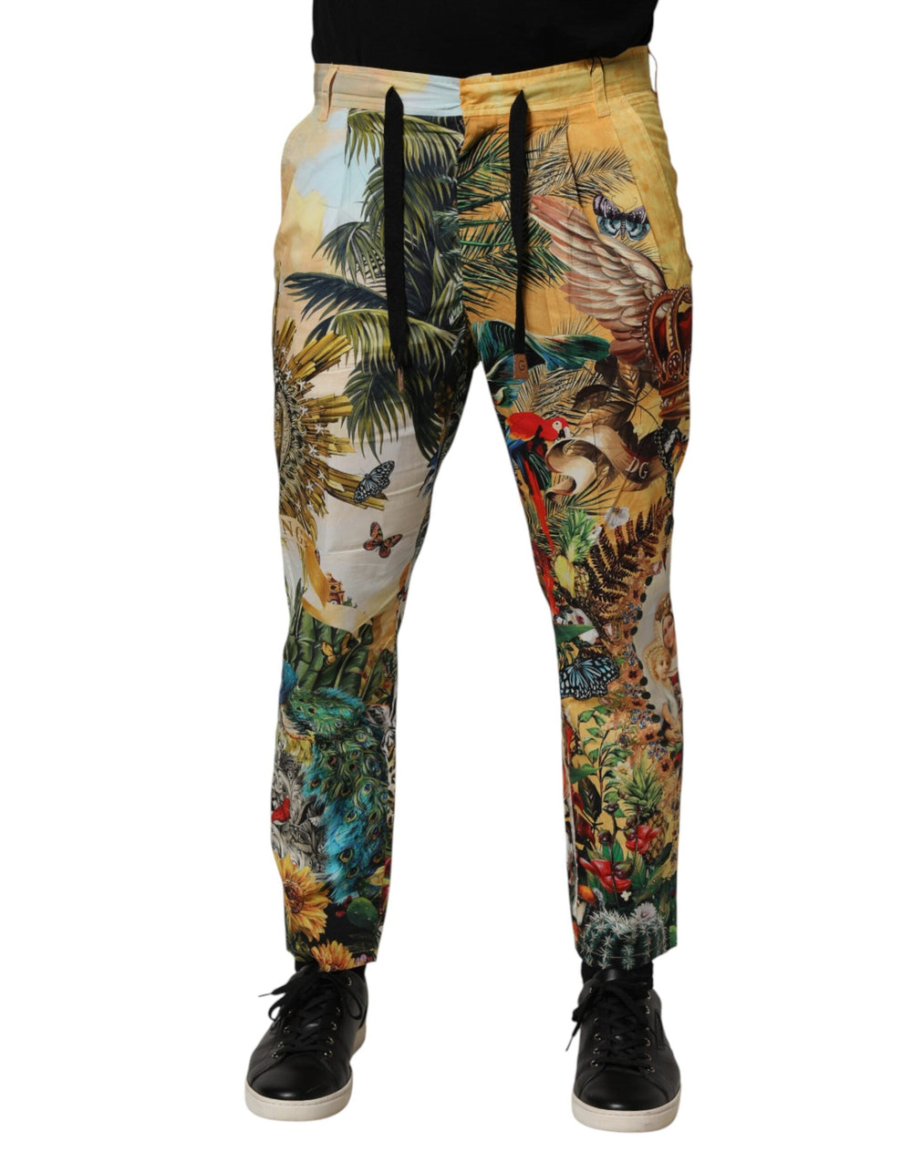 Men’s Dolce & Gabbana Multicolor Tropical King Lounge Trouser Pants