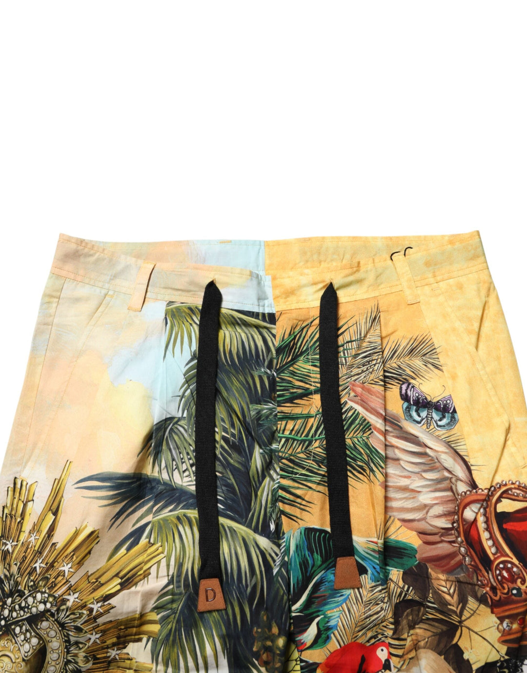 Men’s Dolce &amp; Gabbana Multicolor Tropical King Lounge Trouser Pants