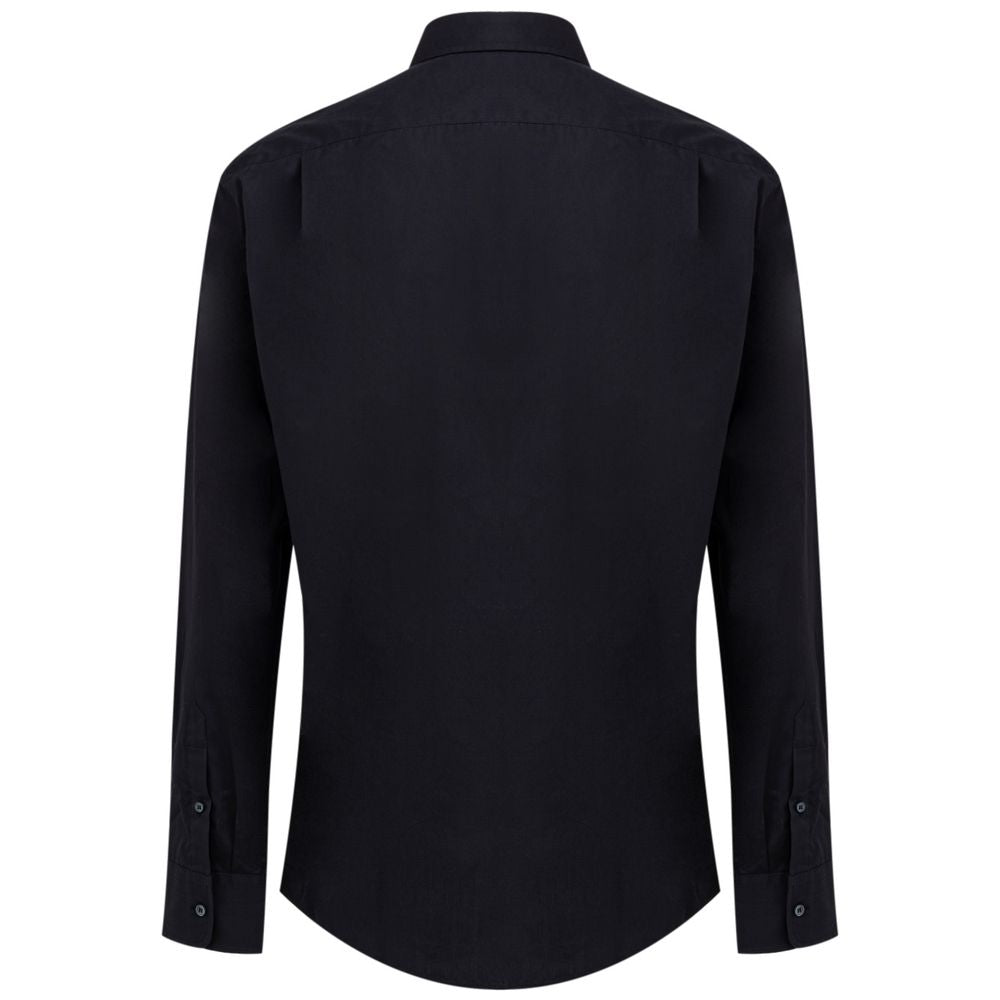 Men’s Dolce &amp; Gabbana Navy Blue Cotton Dress Shirt