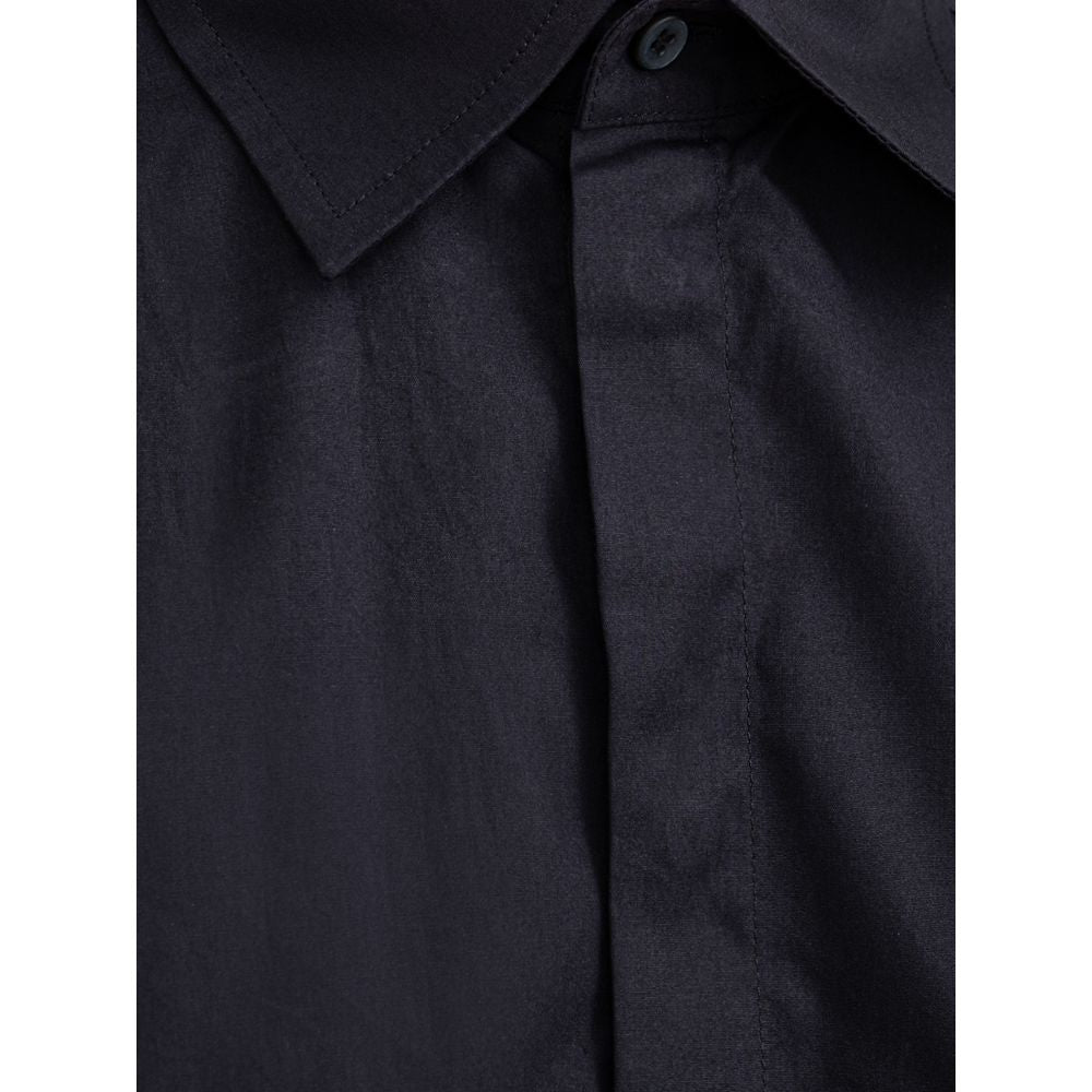 Men’s Dolce &amp; Gabbana Navy Blue Cotton Dress Shirt