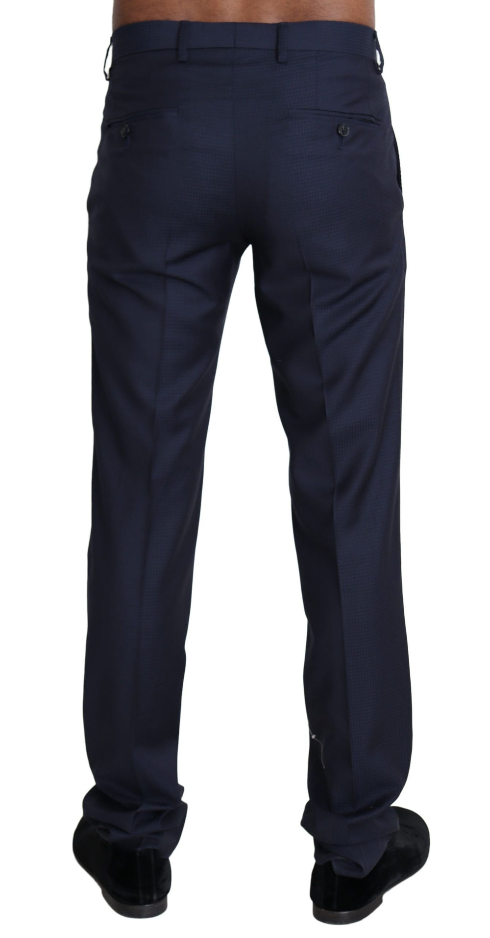 Men’s Dolce & Gabbana Navy Blue Dress Formal Men Trouser Pants