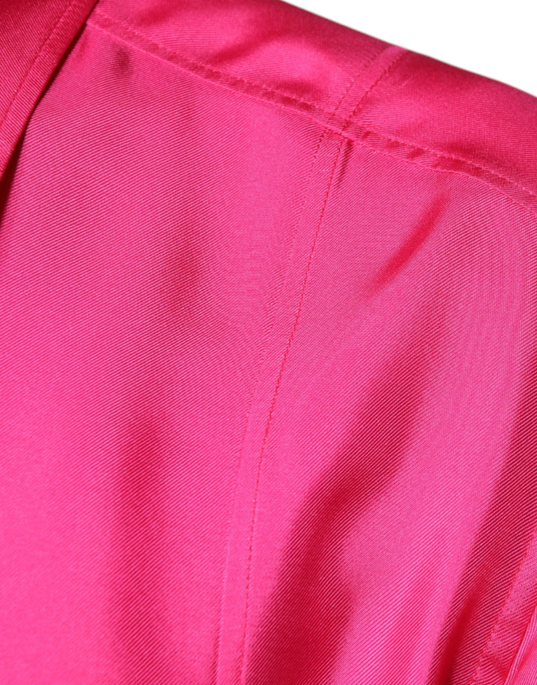 Men’s Dolce &amp; Gabbana Pink Silk Collared Button Down Men Shirt
