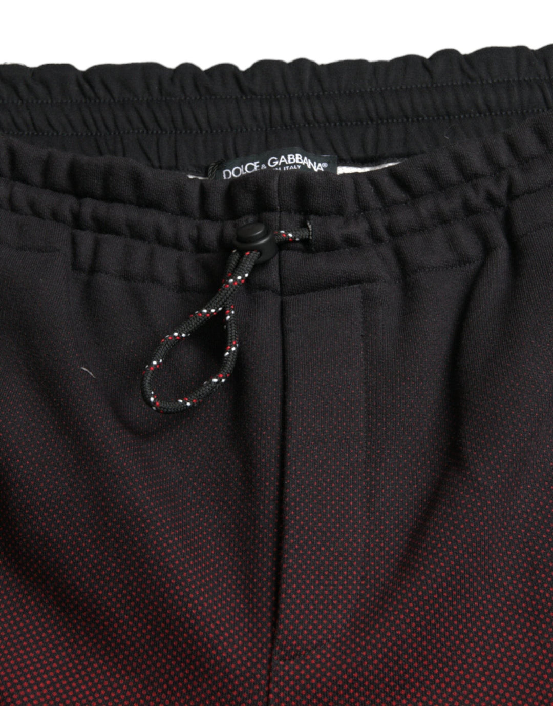 Men’s Dolce &amp; Gabbana Red Leopard Print Cotton Bermuda Shorts