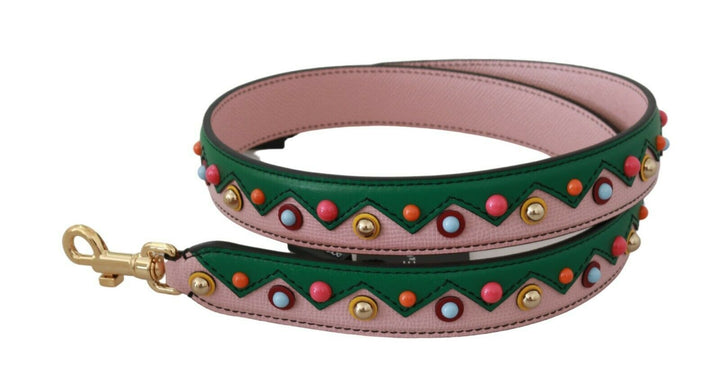 Men’s Dolce &amp; Gabbana Shoulder Strap Leather Pink Handbag Accessory
