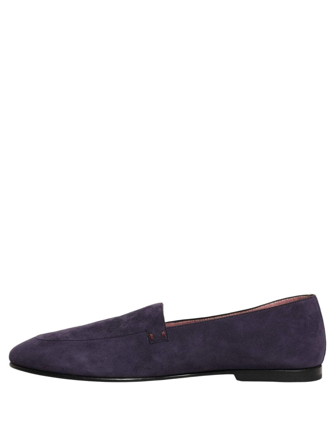 Men’s Dolce &amp; Gabbana Violet Velvet Slip on Men Flats Loafers Shoes