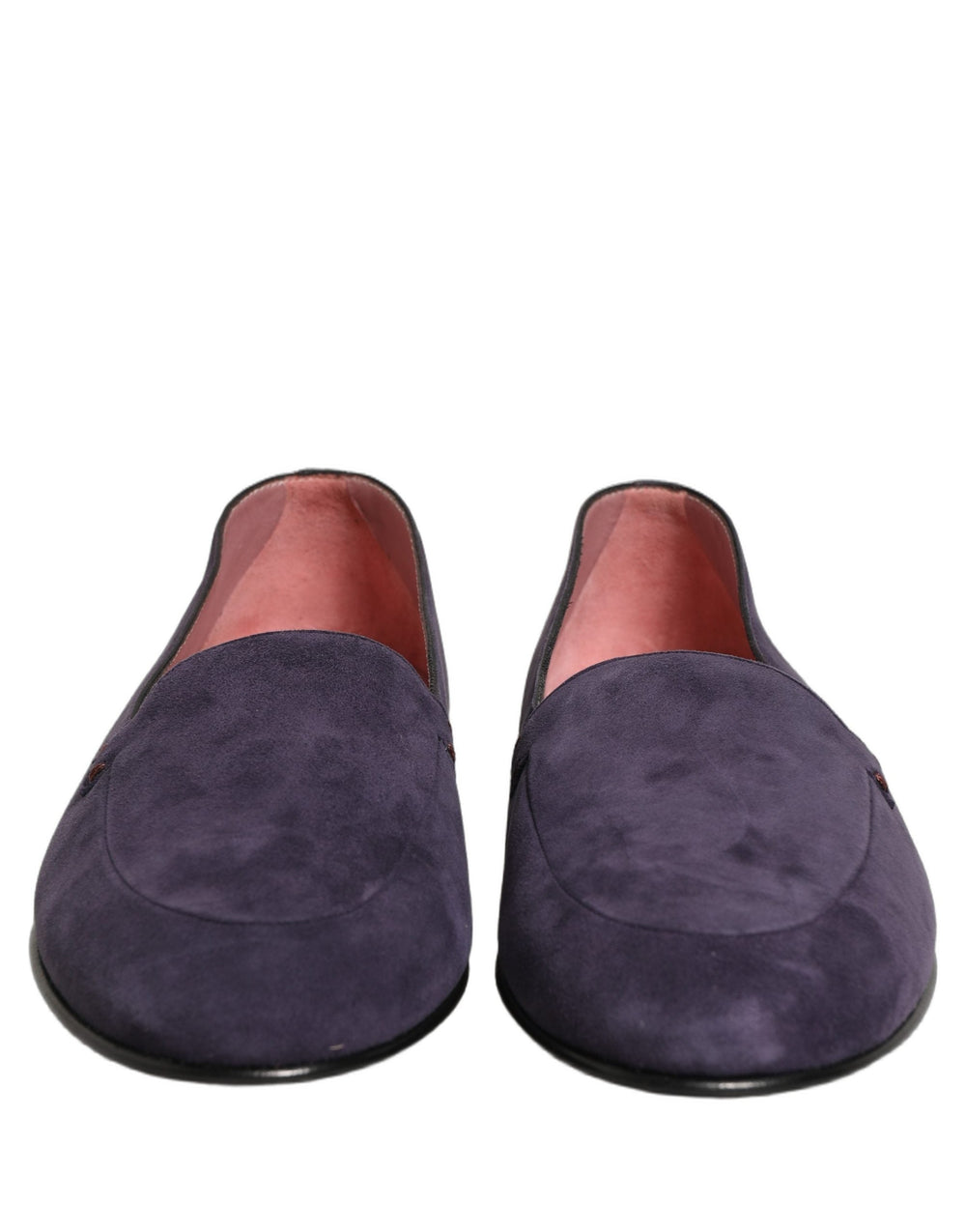 Men’s Dolce & Gabbana Violet Velvet Slip on Men Flats Loafers Shoes