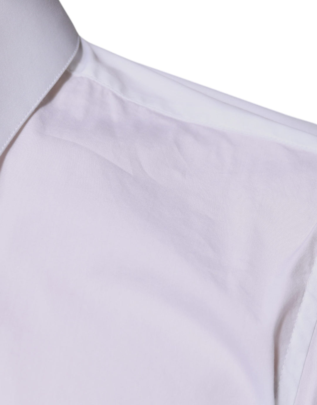 Dolce &amp; Gabbana White Cotton Blend Men Martini Dress Shirt