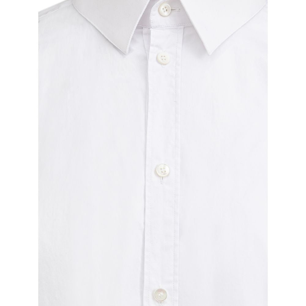 Dolce &amp; Gabbana White Cotton Dress Shirt